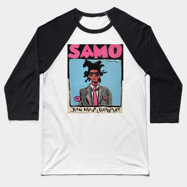 SAMO Baseball T-Shirt by ElSantosWorld